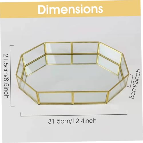 Plateau de vanité rectangulaire pour parfums et flacons - 8