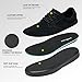 Men's Orthopedic Walking Shoes for Plantar Fasciitis Pain Relief: Arch Support Fashion Sneakers for Comfortable Standing, Foot Pain, Flat Feet, Orthotic Supportive Shoes Black Size 9.5