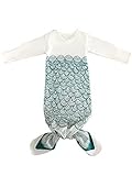 Newborn Gowns Long Sleeves Baby Sleep Bag Mermaid Newborn Clothes Baby Wearable Blanket Newborn Gift for Girls Boys