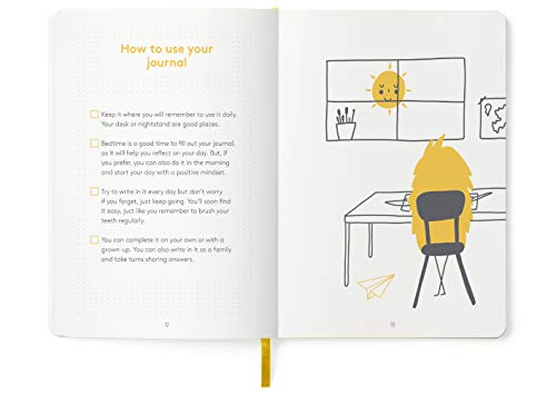 The Happyme Journal – The Daily Gratitude Journal For Kids Aged 6-12 To Promote Happiness, Develop Positive Habits And Nurture Enquiring Minds - English (Us) (Yellow) #TOP2