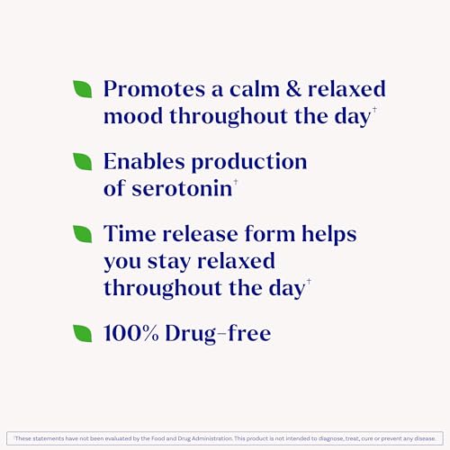 Natrol 5-HTP 200 mg Time Release, Helps Support a Balanced Mood, 30 Tablets - image 2