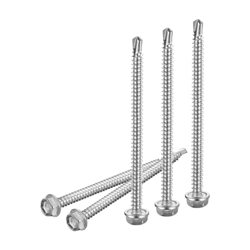 Tornillos autorroscantes hex washer #10x3 50 unidades