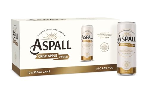 Aspall Crisp Apple Premium Cyder 10 x 330 ml (cans)