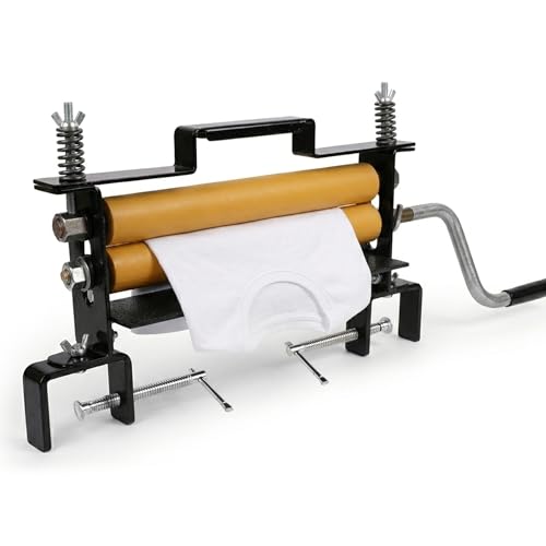 A-Outsanding Manual Clothes Wringer - Heavy Duty Hand Crank Laundry Dryer with Adjustable Roller Spacing