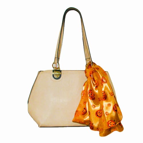 Halloween Scarves with Pumpkins4