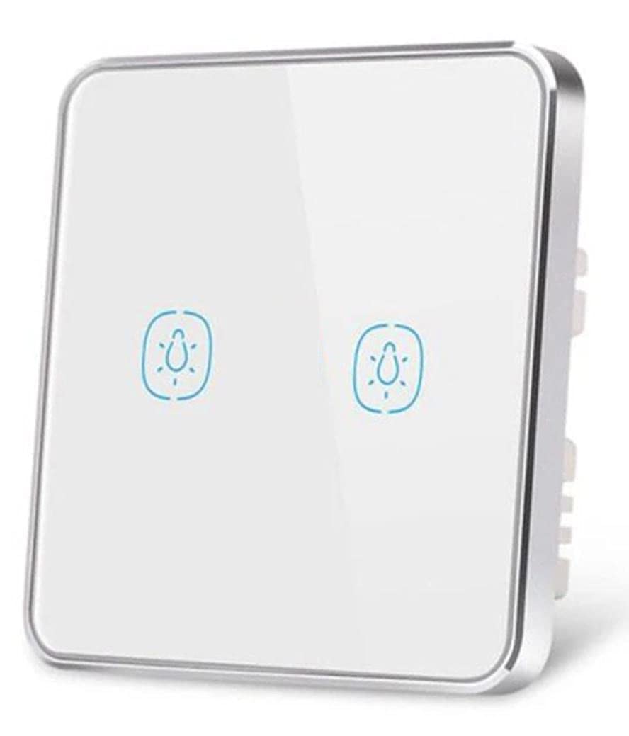 Eazyliv Tuya Smartlife Zigbee Smart Touch Screen Dimmer Switch with Aluminum Frame Works With Alexa Google Home (1 Gang)