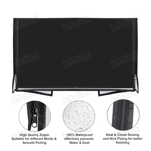Image of Premium 43 Inch Smart LED TV Cover - Waterproof & Dustproof, PVC Protective TV Cover
