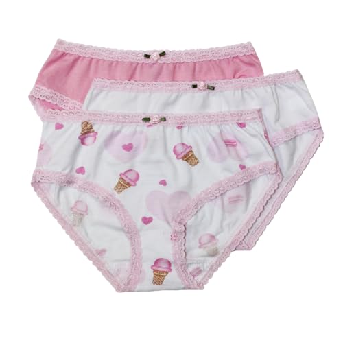 Esme Little Girl's & Big Girl's Underwear Panty Pack for sensitive skin kids