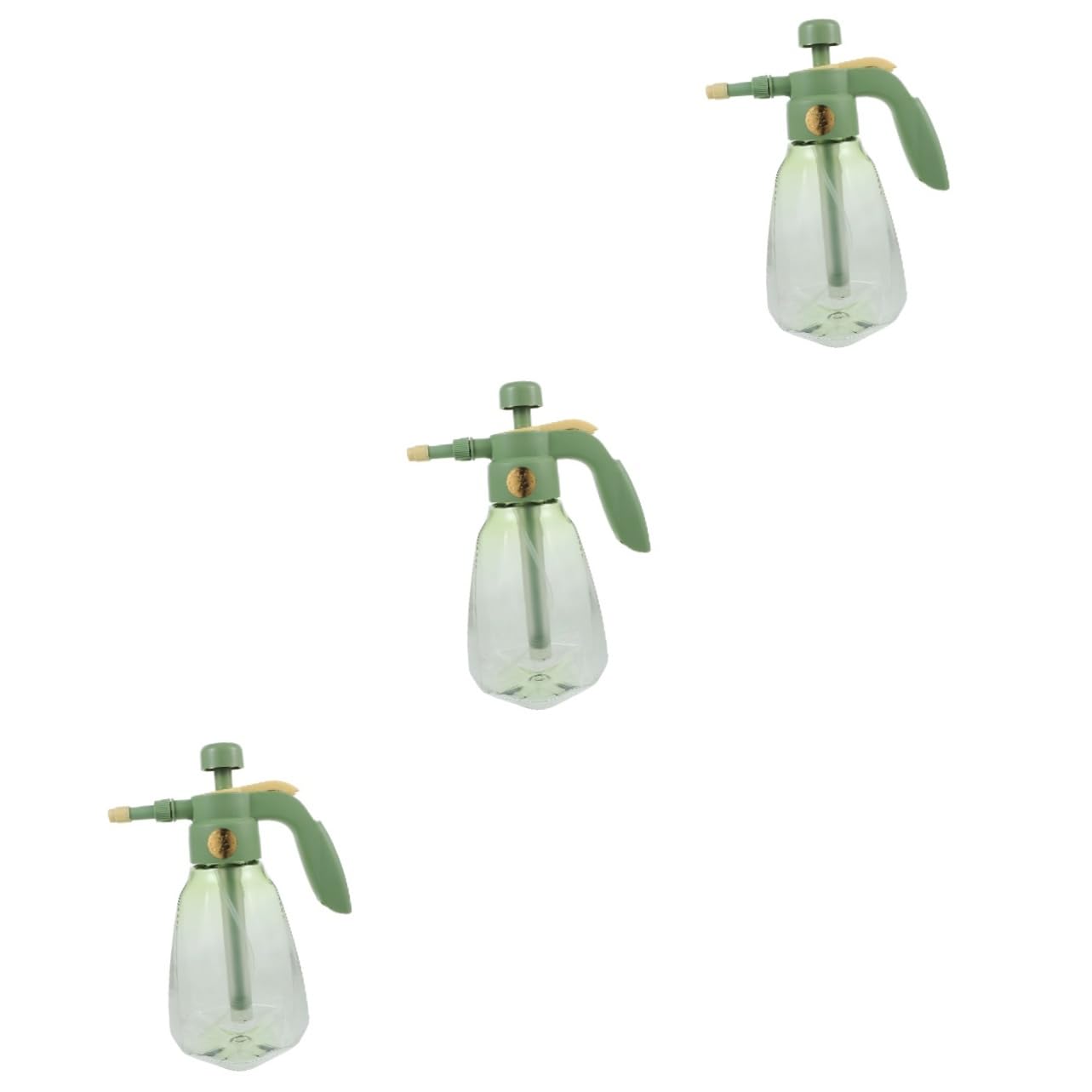Supvox 3stücke Sprühflasche Für Pflanzen Transparente Gießkanne Mit Drucksystem Für Gartenarbeit Zimmerpflanzen Und Allgemeine Reinigung Leicht Und Nachfüllbar