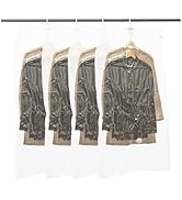 Sacchi Sottovuoto Extra Grandi Per Vestiti Da Appendere - Confezione Da 2, Salvaspazio, Riutilizzabili - Foto 4