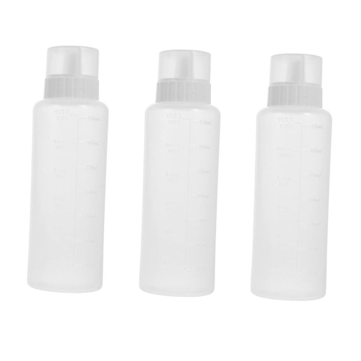 COLLBATH 3pcs Salad Dressing Bottle Condiment Squeeze Bottles Salad Dressing Container Paint Squeeze Bottles Squeeze Bottles for Sauces Squeeze Container Squeeze Sauce Pe White re-usable