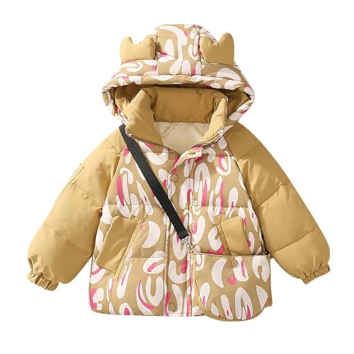 Hooded Coat for Big Boys Boys Winter Warm Thick Solid Cotton Long Sleeve Padded Jacket Coat Clothes