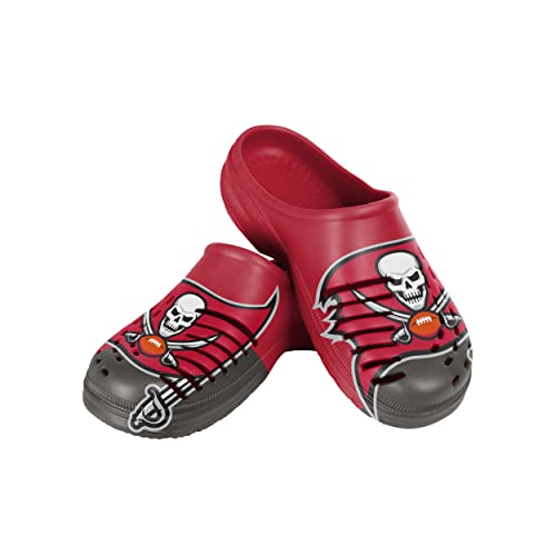 FOCO Tampa Bay Buccaneers NFL Mens Colorblock Big Logo Clog - M - (9-10)
