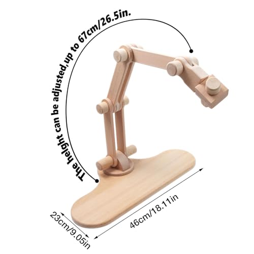 Soporte de suelo para bordado de madera de haya ideal para tejer en el sofá 2