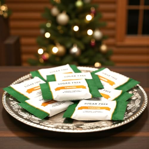 Sugar Free Butter Cream Caramel Chocolates-1 lb Deliciously Crafted for a Guilt-Free Indulgence Made with Stevia Extract-Perfect for Health-Conscious Chocolate Lovers(16 oz)