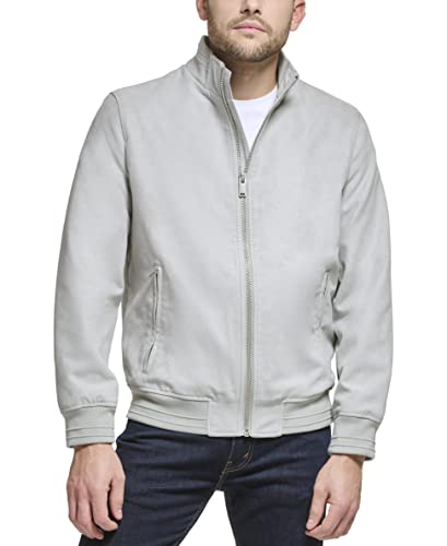 Image of DKNY Men's Modern Knit Collar Bomber Jacket