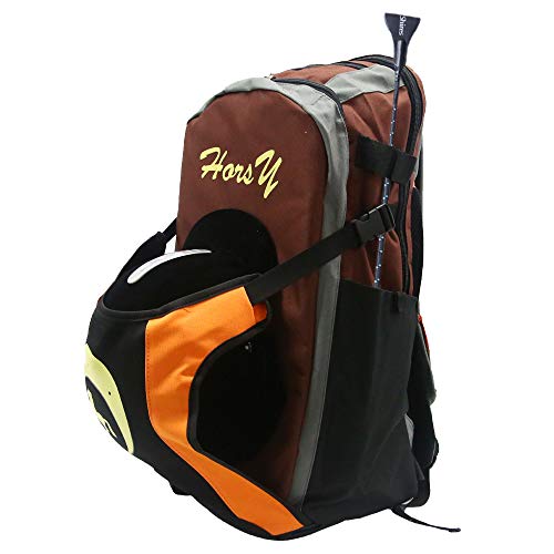 UNISTRENGH Professional Horse Riding Boot Bag Helmet Bag Parent-Child Equestrian Horse Riding Backpack
