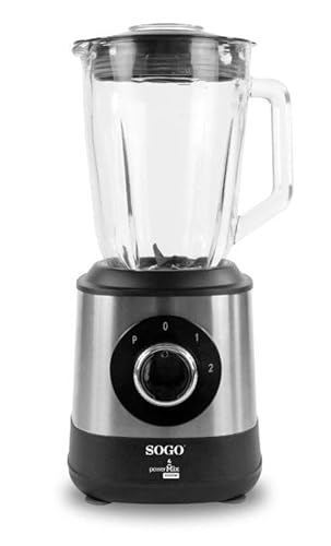 SOGO Batidora de Vaso: Licuadora de Vidrio