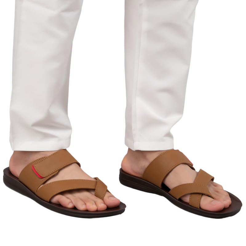 Image of Chips Men's BLACK Lightweight Slip-on Sandal Casual (HR91)