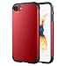 iPhone 8 Case, LUVVITT [Ultra Armor] Shock Absorbing Case Best Heavy Duty Dual Layer Tough Cover for Apple iPhone 8 (2017) - Red