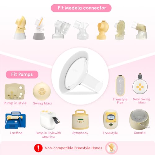 Repuestos de pezones para extractor Medela, 24MM ovalados suave 2 paquetes miniatura 2