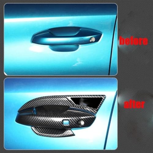 Pegatinas protectoras de manija para Alfa Romeo Giulia: película antiarañazos 2