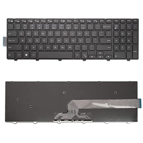 Image of Keyboard for Dell Vostro 15-3568 Laptop Dell Vostro 15-3000 Series Without Backlit