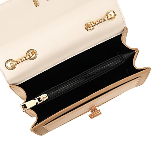 Color-Block Crossbody Bags for Women Leather Cross Body Purses Cute Designer Handbags Shoulder Bag Medium Size - Image 3