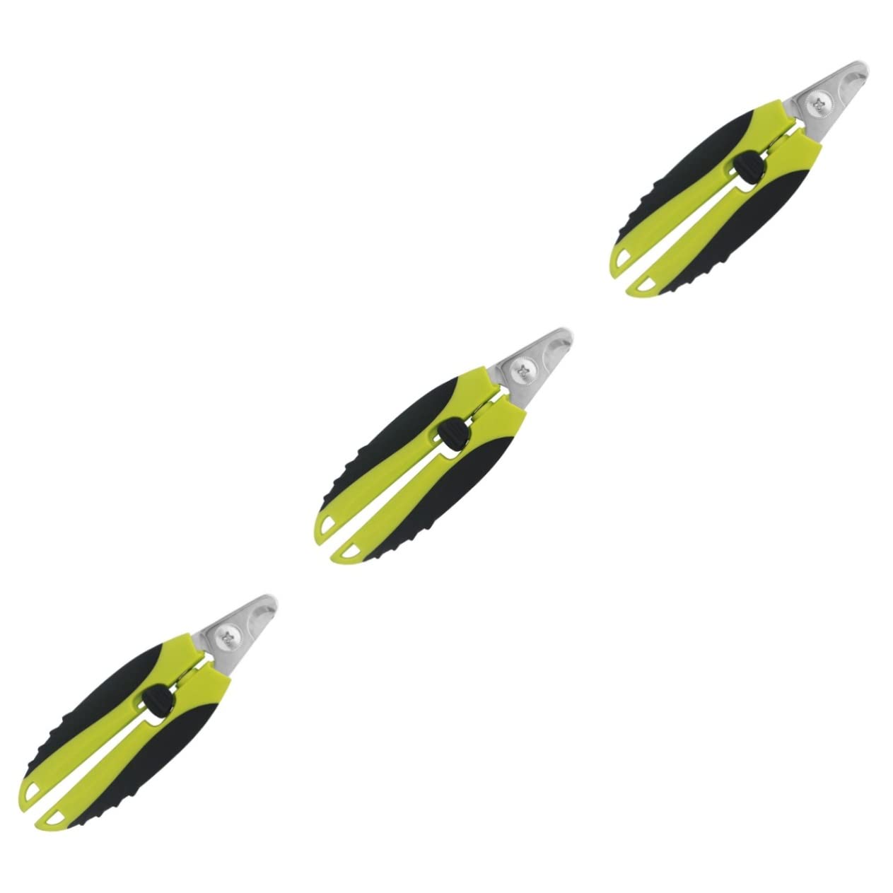 Ipetboom 3piezas Cortadora De Uñas para Mascotas De Acero Inoxidable Tijeras para Perros y Gatos Mango Ergonómico Antideslizante para Cuidado De Uñas De Animales Domésticos