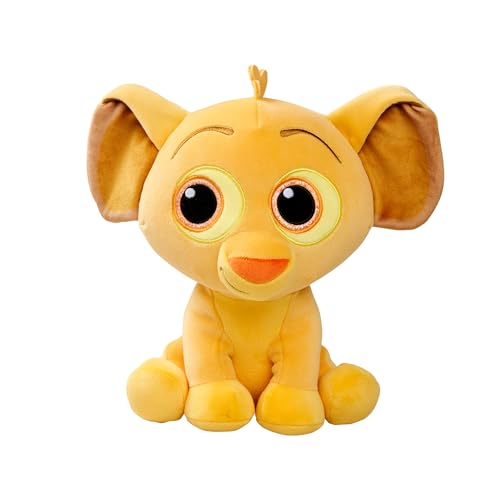 Simba Toys – Disney Doorables Plüschfigur Simba aus Der König der Löwen – weiche Kuschelfigur ca. 25 cm mit Kulleraugen – geeignet ab den ersten Lebensmonaten – passendes Geschenk für Klein und Groß