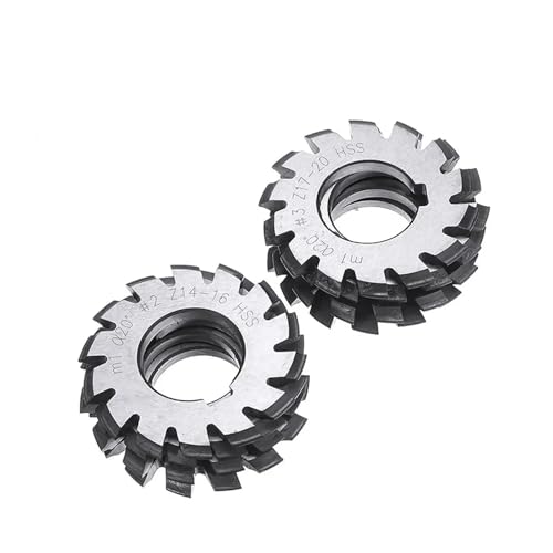 Fraise M1.0 outil de coupe d engrenage pas de module 1 en acier HSS