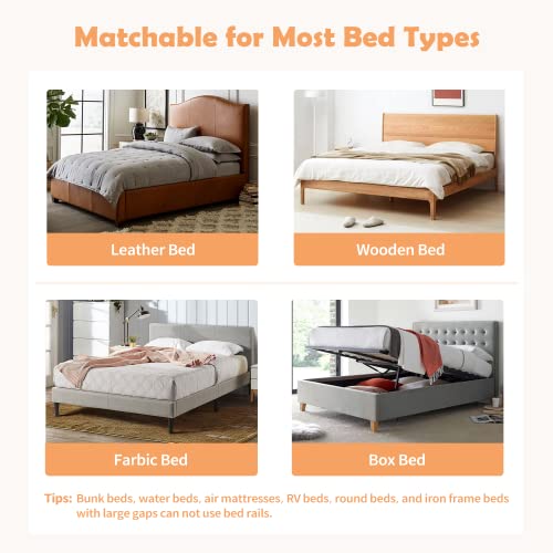 Letfonmo Bed Rail For Toddlers, 78.7" Baby Bed Rail Guard With Upgraded Durable Material, Sturdy Toddler Bed Rail No Gap, Easy To Install Bed Guard Rail For Queen King Twin Full Size Bed (1 Piece) #TOP4