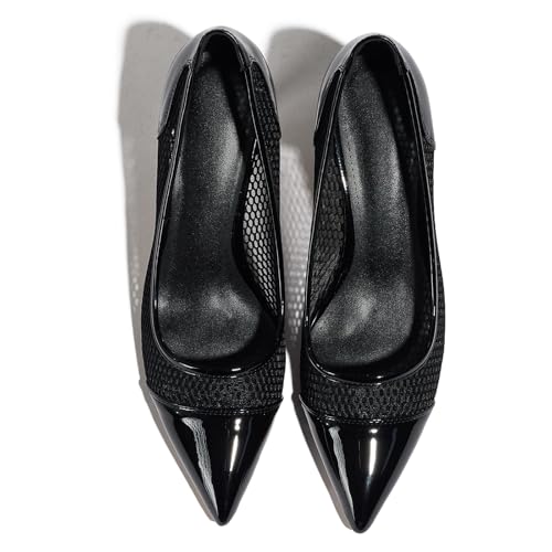 Women's High Heels Pumps Fashion Closed Pointed Toe Comfortable Sexy Party Slip on Stiletto Dress Shoes2