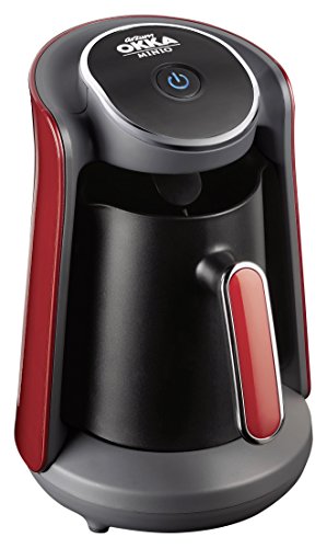 Arzum OK004-N Automatic Turkish Coffee Maker, Plastic, 480 W, Red/Chrome 1 Gallery Image Arzum OK004-N Automatic Turkish Coffee Maker, Plastic, 480 W, Red/Chrome 1 Gallery Image