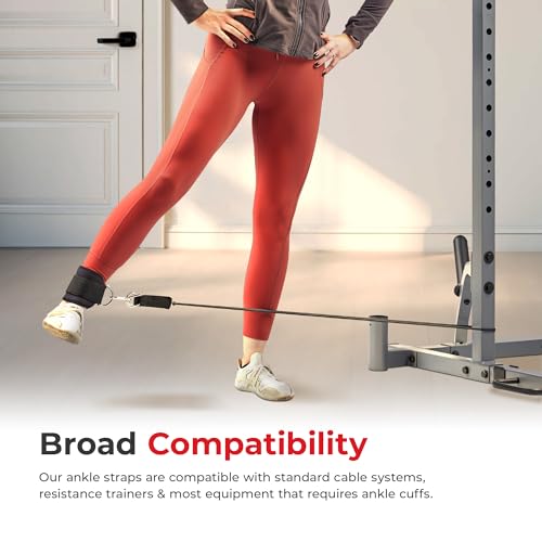 Image of Sunny Health & Fitness Premium Resistance Band Set with Door Anchors, Wrist Straps, Handles Carry Bag Optional Padded Ankle Straps (Pair) for Strength Training, Booty Workout, Lower Body Exercises