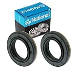 2 pc National Front Axle Shaft Seals compatible with Hummer H3 2006-2010