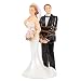 Produktbild Juvale Hochzeitstortenaufsatz  Brautpaar gebunden  lustige Hochzeitspaar-Figuren Dekorationen Geschenke  6 x 12 x 5,3 cm