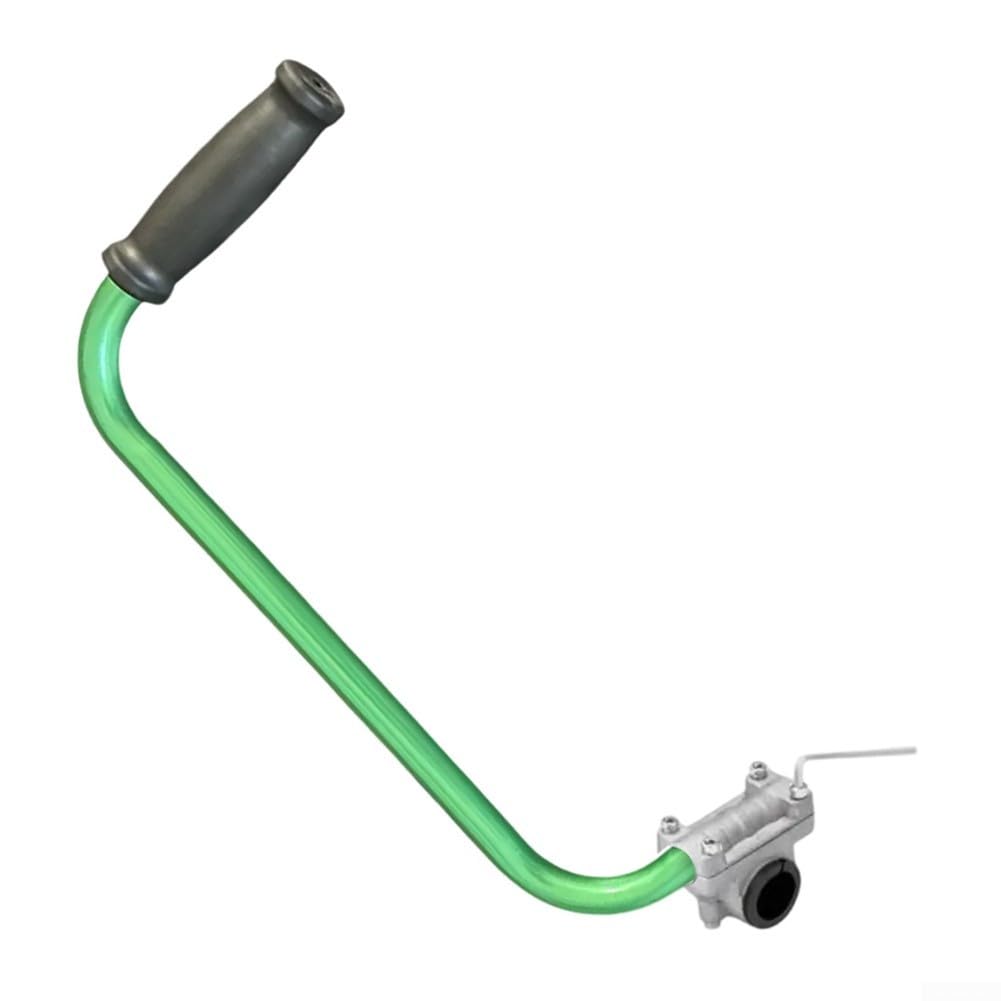 RemixAst Manico ausiliario regolabile per tosaerba, prolunga ergonomica, accessori per tosaerba, adatto per la cura del prato, paesaggistica, cortile, bordatura (verde)