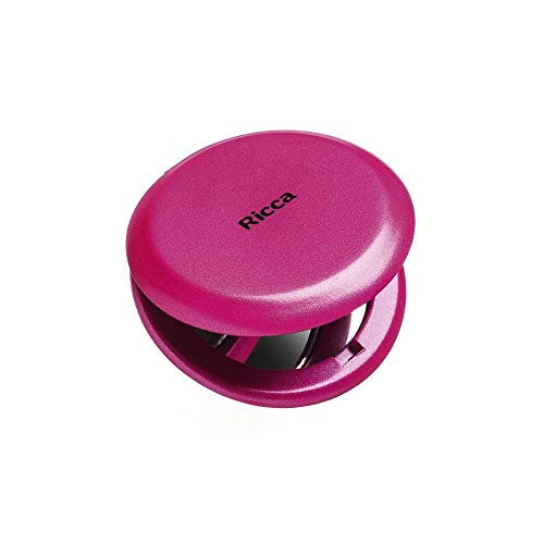 Ricca Espelho Portátil de Bolsa com Ampliação em 2x, Ideal para Maquiagem e Vestir, Montagem sobre a Mesa, 13 cm x 15 cm