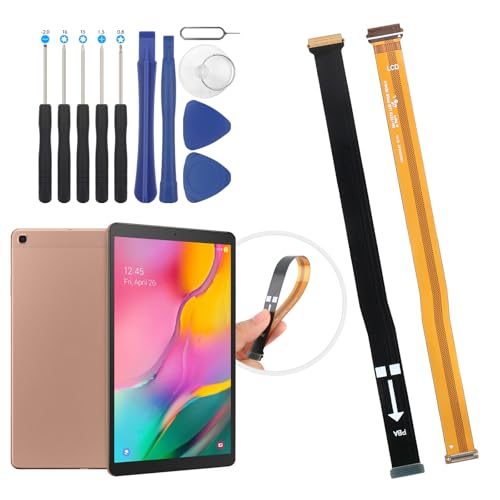 RongZy Cable Flex de Pantalla LCD para Samsung Galaxy Tab A 10.1 2019 T510 T515 Conector Retro Toque...