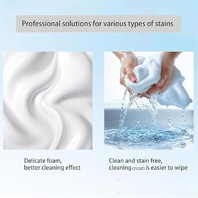 Multi-purpose Rinse-Free Cleaning Cream, Heavy-Duty Kitchen Degreaser Foam Cleaner, All-Purpose Household Cleaners for Kitchen, Bathroom, Furniture, Stainless Steel (Blue)