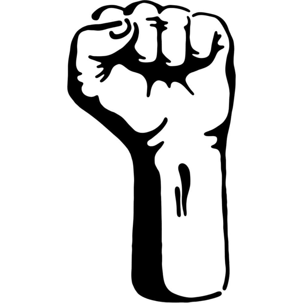 Revolution Fist Stencil