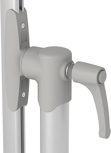 Miniatura 4 de VIZ-PRO Pizarra magnética móvil de doble cara, 48 x 36 pulgadas, soporte de acero, con 12 marcadores