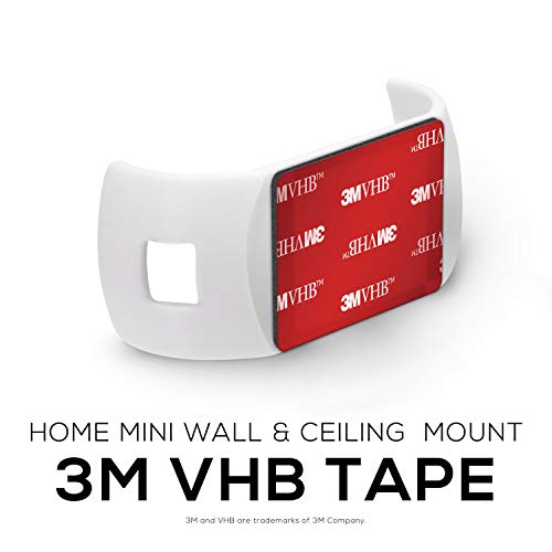 Support sans vis Google Home Mini fixation rapide mur et plafond - 3