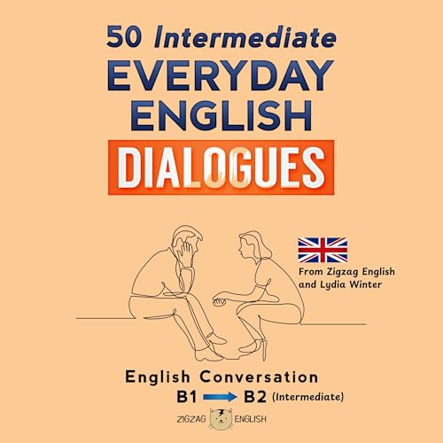 Couverture de 50 Intermediate Everyday English Dialogues