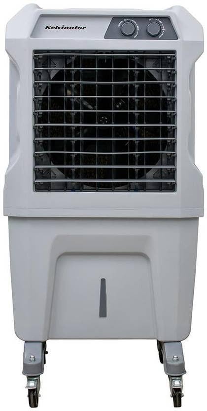 Kelvinator Commercial Air Cooler 85L-KCC085GDR Desert Air Cooler (Grey) | Heavy-Duty Double Metal Ball Bearing Motor | back Side Honeycomb Pads | Auto Swing | Castor Wheels-image-39
