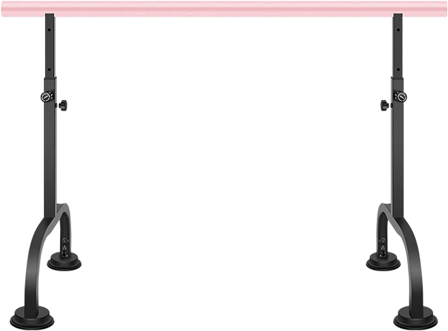 Adjustable Ballet Bar - Heavy Duty Portable Dance Stick for Kids & Adults Non-Slip Feet Removable Horizontal Pole for Yoga Stretching Home Fitness Equipment