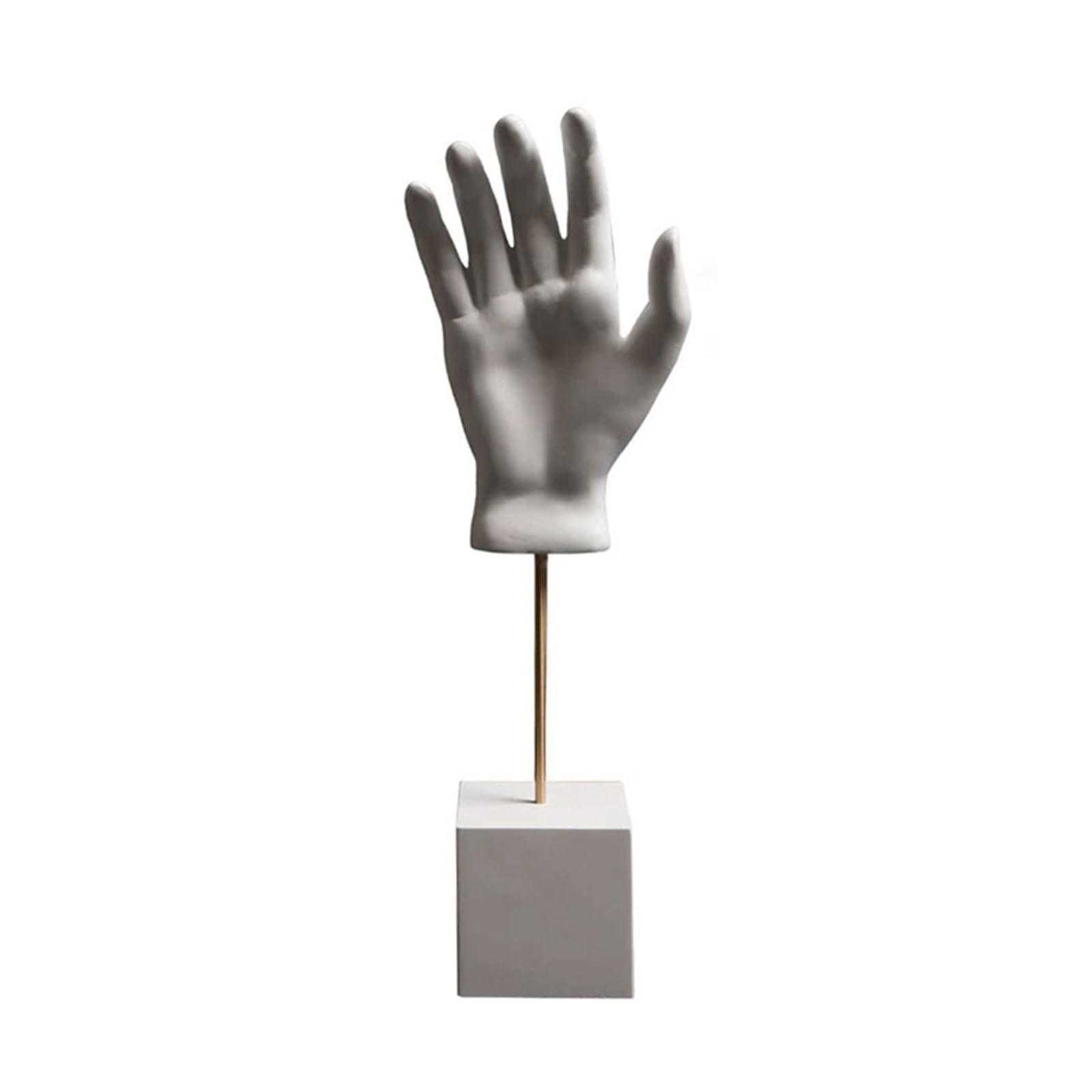 Estetyka 4 Pack Gypsum Hand Model Jewelry Display Stand Set