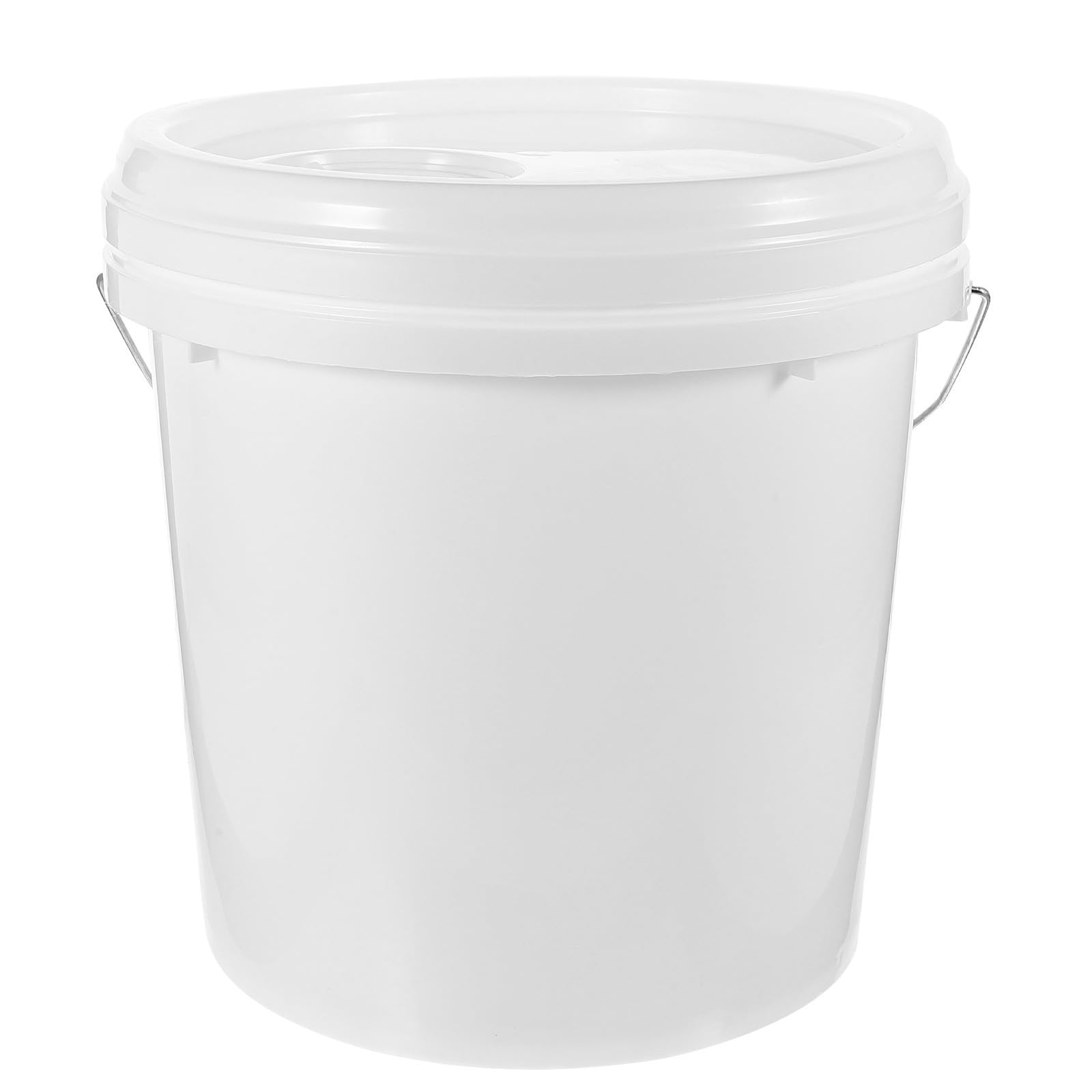 Cubo de pintura de 10 litros hermético PLAFOPE de HDPE resistente para exterior