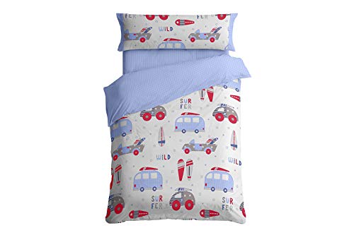 Burrito Blanco Juego de Funda Nórdica 161 Infantil con Un Diseño Est